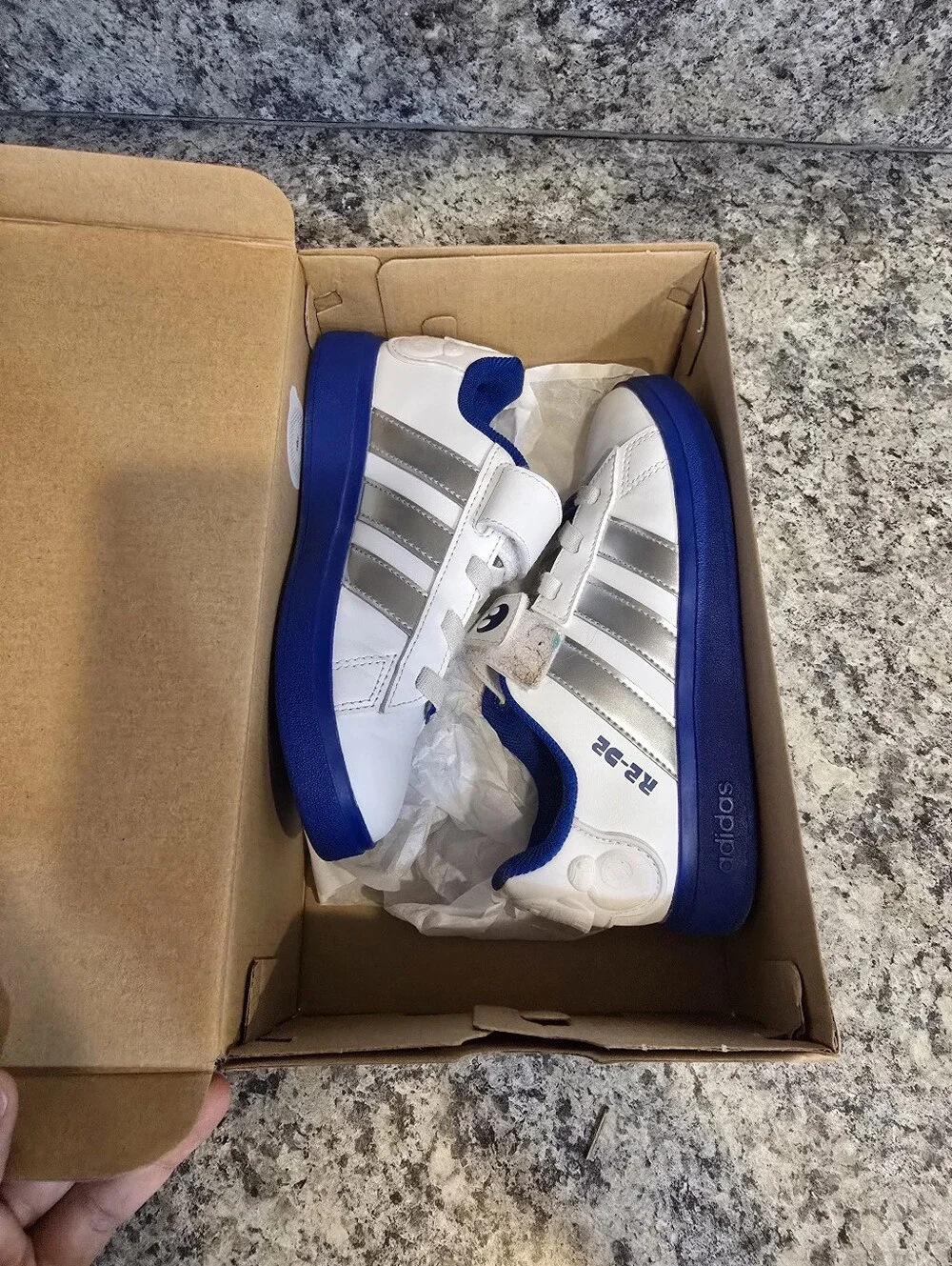 Adidas Star Wars Grand Court 2.0 C Boys/Girls Unisex 'R2-D2'  Sneakers Sz 13c